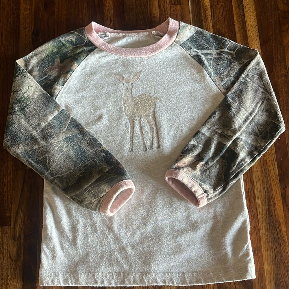 Vintage style Camo top